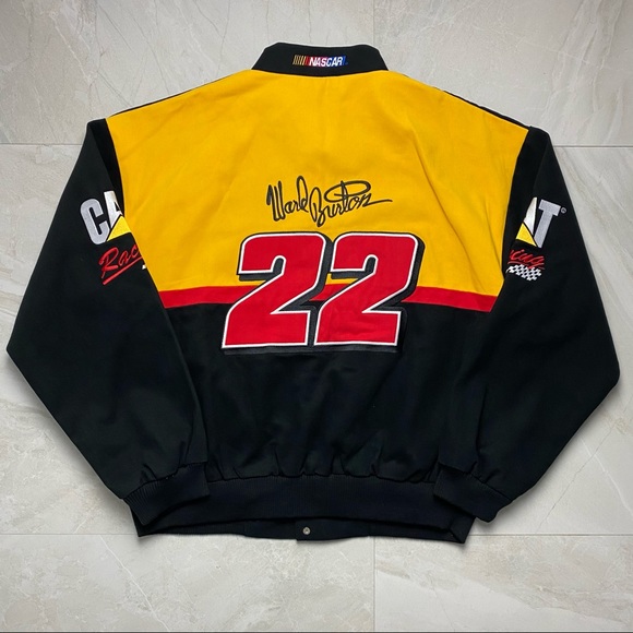 Vintage NASCAR CAT RACING JACKET EXCELLENT COND L - Picture 10 of 16